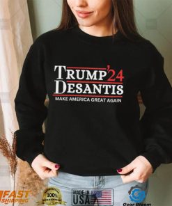 Donald Trump Ron DeSantis 2024 Make America Great Again T Shirt