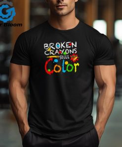 Don’t Lose Heart Broken Crayons Still Color Teacher T Shirt