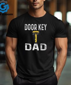 Door Key Dad Pun Humor Dorky Dork Book Nerd Father T Shirt