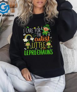 Funny Nicu Nurse Care For Little Leprechauns St Patricks Day Shirt