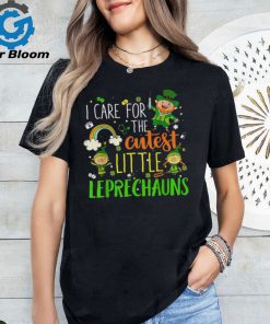 Funny Nicu Nurse Care For Little Leprechauns St Patricks Day Shirt
