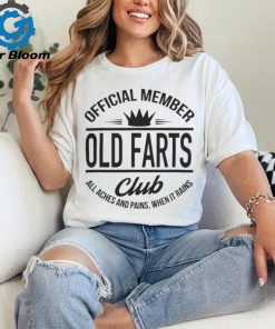 Funny Official Member Old Farts Club T Shirt