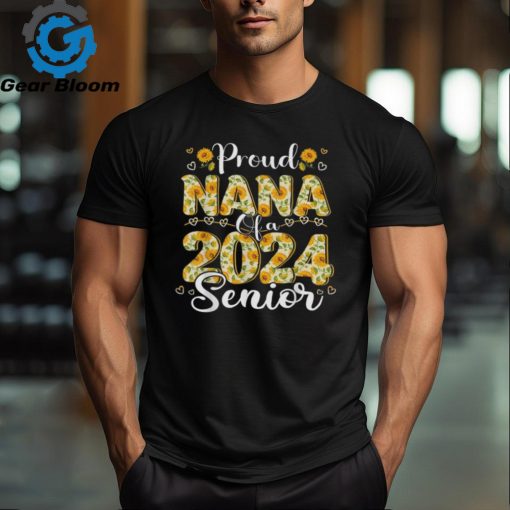 Funny Proud Nana Of A 2024 Graduate Class Of 24 Shirt