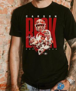 Georgia NCAA Football Carson Beck Player Collage Poster shirt