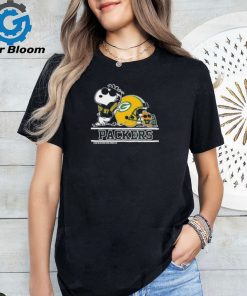 Green Bay Packers Snoopy Football Captain Peanuts Team T Shirt