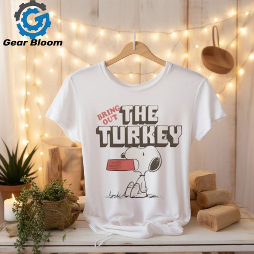 Homage Youth Peanuts Snoopy Bring Out The Turkey Tee shirt