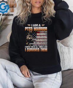 I Am A PTSD Warrior Perfect Gift For U.S Dad, Grandpa, Patriot, Veteran on Veterans Day, PTSD Awareness Month Classic T Shirt