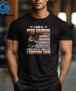 I Am A PTSD Warrior Perfect Gift For U.S Dad, Grandpa, Patriot, Veteran on Veterans Day, PTSD Awareness Month Classic T Shirt