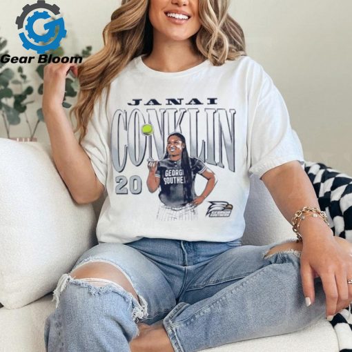 Janai Conklin Georgia Southern softball cartoon shirt