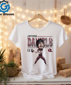 Jayden Daniels Washington Commanders QB big head cartoon shirt