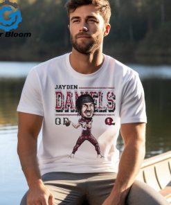 Jayden Daniels Washington Commanders QB big head cartoon shirt