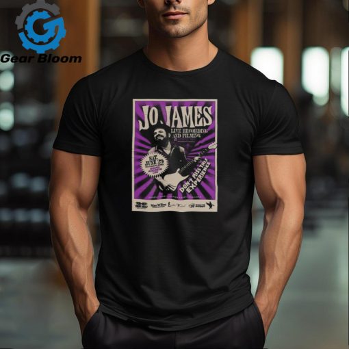 Jo James June 29th, 2024 Purple Bee, Texas Tour Poster Shirt