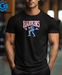 Josh Hankins 6 NCAA Gonzaga Bulldogs baseball logo shirt