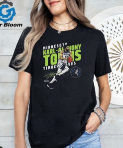 Karl anthony towns Minnesota timberwolves slant shirt