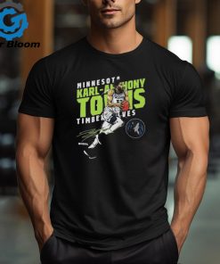 Karl anthony towns Minnesota timberwolves slant shirt