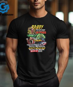 Marvel Superhero Daddy Is Smart As Iron Man Love T Shirt