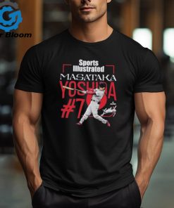Masataka yoshida sports illustrated & boston cover signature shirt