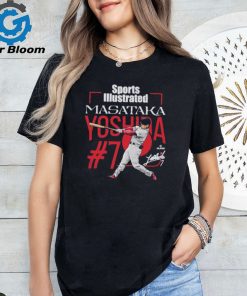 Masataka yoshida sports illustrated & boston cover signature shirt