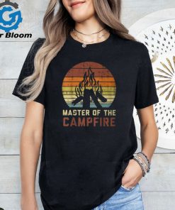 Master Of The Campfire Sunset Retro Bonfire Camping Camper Unisex T Shirt