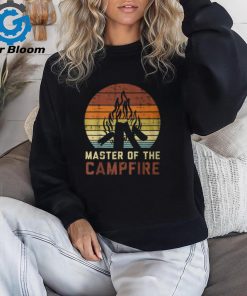 Master Of The Campfire Sunset Retro Bonfire Camping Camper Unisex T Shirt