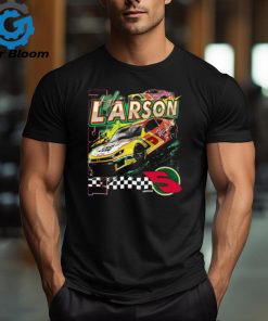 Men’s Kyle Larson Hendrick Motorsports Team Collection Heather Navy Neon Paint T Shirts
