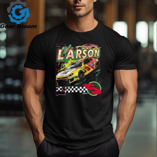 Men’s Kyle Larson Hendrick Motorsports Team Collection Heather Navy Neon Paint T Shirts