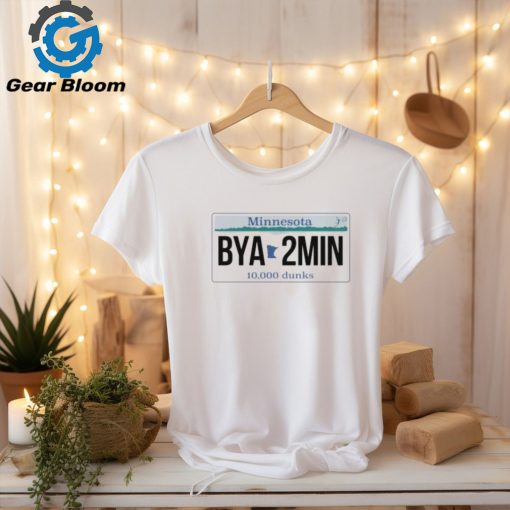 Minnesota BYA2MIN License Plate Shirt