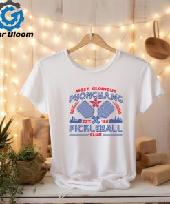 Most Glorious Pyongyang Pickleball Club Ladies Boyfriend Shirt