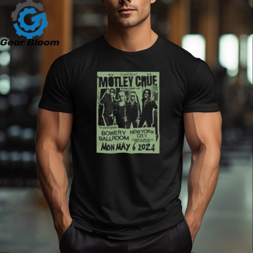 Mötley Crüe 2024 New York City Poster Shirt