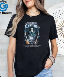 Motorhead lemmy 1995 2015 the man the myth the legend shirt