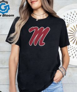 Ncaa Ole Miss Rebels M Script Logo T Shirt