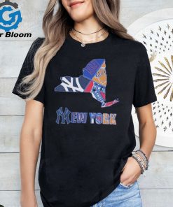 New York Map Sports Teams Logo Shirt