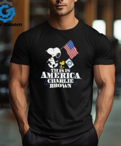 Nice Snoopy America Happy 4th Of July This Is America, Charlie Brown Flag Shirt