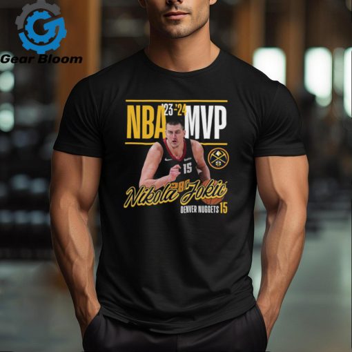 Nikola Jokic Denver Nuggets Fanatics Branded 2024 NBA MVP Drive & Kick T Shirt