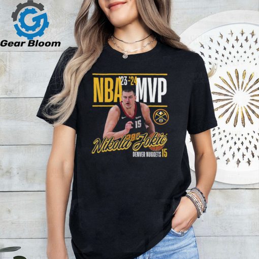 Nikola Jokic Denver Nuggets Fanatics Branded 2024 NBA MVP Drive & Kick T Shirt