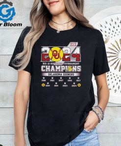 Official 2024 Big 12 Softball Tournament Oklahoma Sooners City Shirt