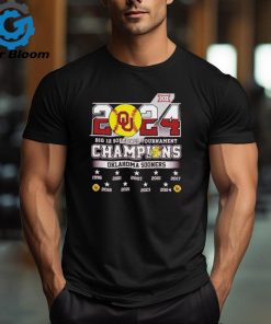 Official 2024 Big 12 Softball Tournament Oklahoma Sooners City Shirt