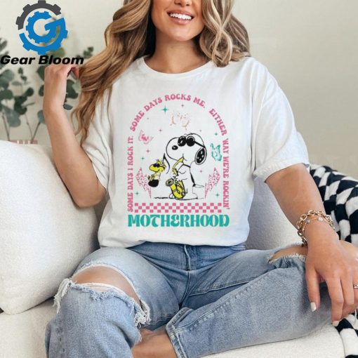 Official 2024 Mother’s Day Rockin’ Motherhood Snoopy Shirt