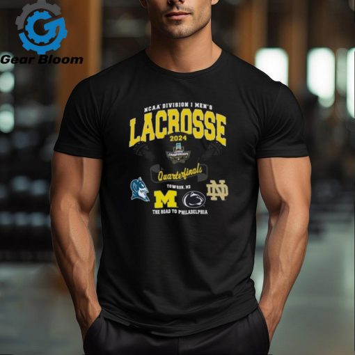 Official 2024 NCAA Division I Men’s Lacrosse The Road To Philadelphia Shirt