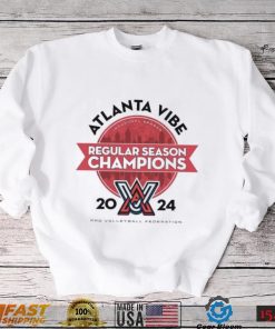 Official Atlanta Vibe 2024 Pro Volleyball Federation Regular Season Champions Shirt