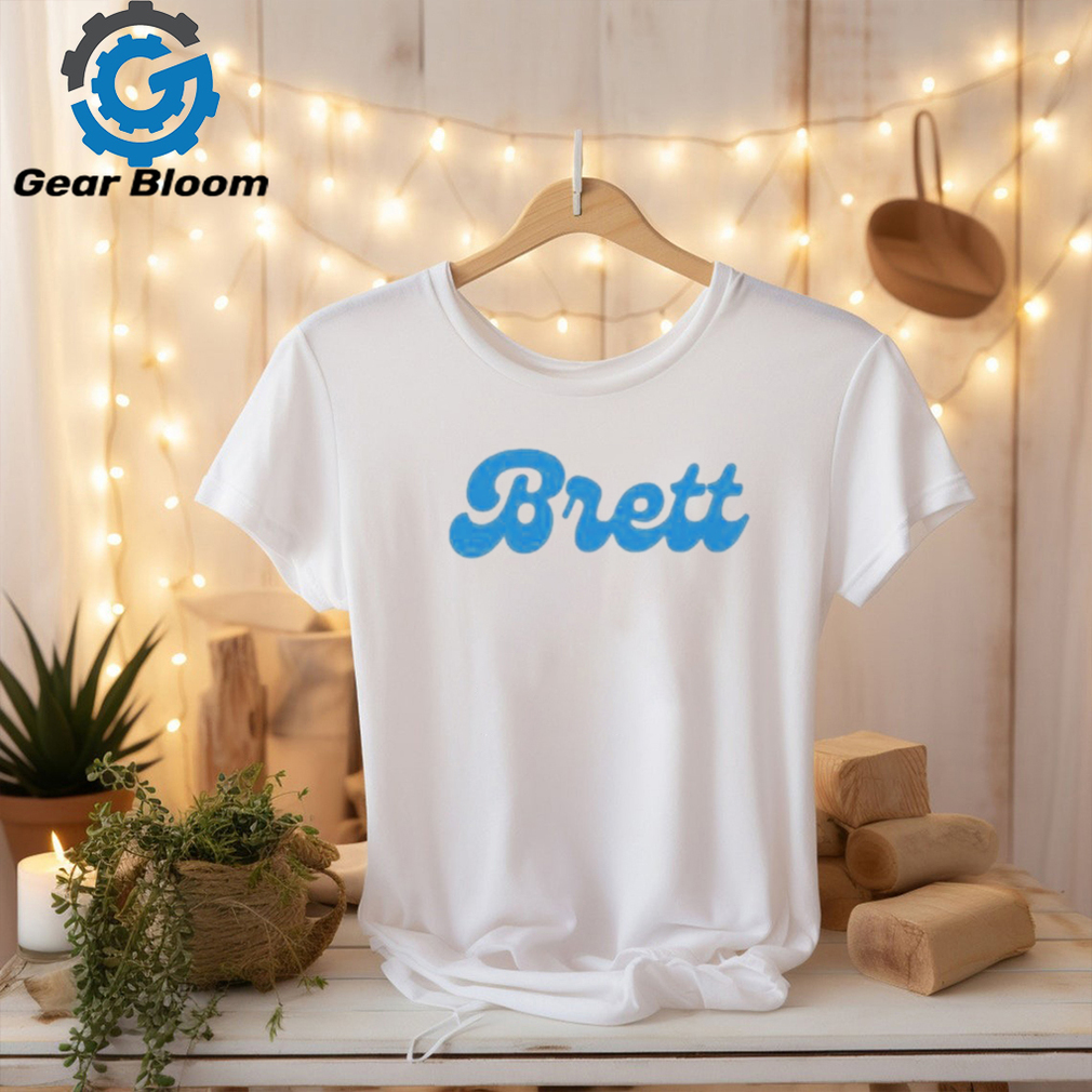 Official Brett Text Logo Shirt Official Brett Text Logo Shirt
