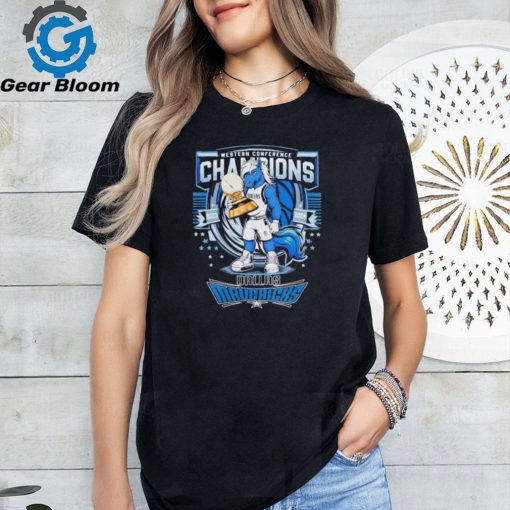 Official Dallas Mavericks Mascot Western Conference Champions 2024 Shirt