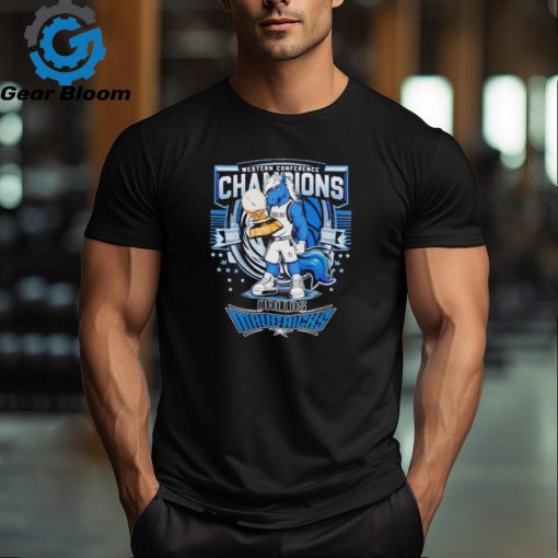 Official Dallas Mavericks Mascot Western Conference Champions 2024 Shirt