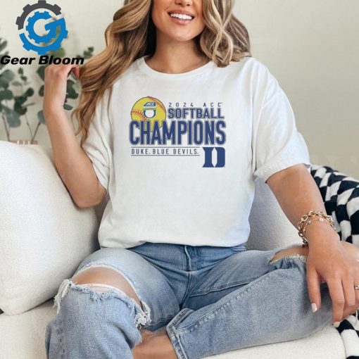 Official Duke Blue Devils 2024 ACC Softball Conference Tournament Champions Base Stealer Shirt