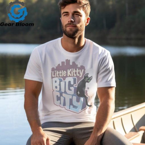 Official Little Kitty, Big City Gildan shirt