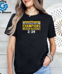 Official Michigan Wolverines 2024 College Football Playoff Champions shirt