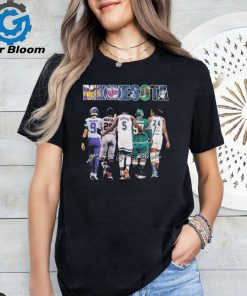 Official Minnesota Vikings Minnesota Twins Minnesota Wild Timberwolves All Legends T Shirt