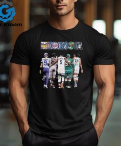 Official Minnesota Vikings Minnesota Twins Minnesota Wild Timberwolves All Legends T Shirt