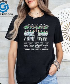 Official dallas Stars Signature Thanks For A Great Season T Shirt