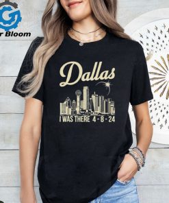 Official dallas Texas North American 2024 Solar Eclipse I Was There T Shirt